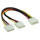 Goobay Molex - Molex x2, 0.2m, Wielokolorowy (50684)