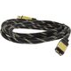 Kabel USB Roline USB-A - 2 m Czarny Złoty (11.02.8879)