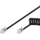 Goobay Kabel telefoniczny (Spiralny) RJ10, 4m (68002)