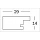 Ramka Walther Home, 10x15, drewniana, czarna (HO015B)
