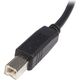 Kabel USB StarTech USB-A - USB-B 1 m Czarny (USB2HAB1M)