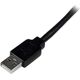 Kabel USB StarTech USB-A - USB-B 20 m Czarny (USB2HAB65AC)