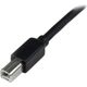 Kabel USB StarTech USB-A - USB-B 20 m Czarny (USB2HAB65AC)