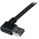 Kabel USB StarTech USB-A - USB-B 1 m Czarny (USB3SAB1MRA)
