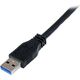 Kabel USB StarTech USB-A - micro-B 1 m Czarny (USB3CAUB1M)