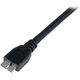 Kabel USB StarTech USB-A - micro-B 1 m Czarny (USB3CAUB1M)
