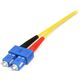 StarTech Patchcord światłowodowy, LC-SC, 1m, pomarańczowy (SMFIBLCSC1)