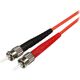 StarTech Patchcord światłowodowy, LC-ST, Multimode 50/125 Duplex, 5m (50FIBLCST5)