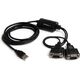 Kabel USB StarTech USB-A - 1.8 m Czarny (ICUSB2322F)