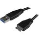 Kabel USB StarTech USB-A - micro-B 3 m Czarny (USB3AUB3MS)