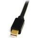 Kabel StarTech DisplayPort Mini - DVI-D 1.8m czarny (MDP2DVIMM6)