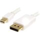 Kabel StarTech DisplayPort Mini - DisplayPort 2m biały (MDP2DPMM2MW)