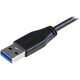 Kabel USB StarTech USB-A - micro-B 1 m Czarny (USB3AU1MLS)
