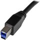 Kabel USB StarTech USB-A - USB-B 5 m Czarny (USB3SAB5M)
