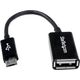 Adapter USB StarTech microUSB - USB Czarny  (UUSBOTG)