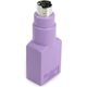 Adapter USB StarTech USB - PS/2 Fioletowy  (GC46FMKEY)