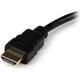 Adapter AV StarTech HDMI - D-Sub (VGA) 0.1m czarny (HD2VGAE2)