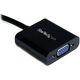 Adapter AV StarTech HDMI - D-Sub (VGA) 0.1m czarny (HD2VGAE2)