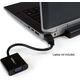Adapter AV StarTech HDMI - D-Sub (VGA) 0.1m czarny (HD2VGAE2)