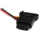 StarTech SATA 15-pin - Molex x3, 0.15m, Wielokolorowy (LP4SATAFM2L)