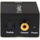 Adapter AV StarTech Toslink - RCA (Cinch) czarny (SPDIF2AA)