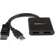StarTech DisplayPort - DisplayPort, 0.06, Czarny (MSTDP122DP)