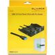 Delock Panel przedni 3.5" / 3.5" 2x USB 3.0 (61896)