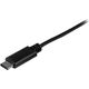 Kabel USB StarTech USB-A - USB-C 1 m Czarny (USB2AC1M)