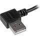 Kabel USB StarTech USB-A - microUSB 2 m Czarny (USB2AUB2RA2M)