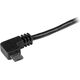 Kabel USB StarTech USB-A - microUSB 1 m Czarny (USB2AUB2RA1M)