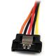 StarTech SATA 15-pin - SATA 15-pin x2, 0.15m, Wielokolorowy (PYO2LSATA)