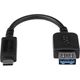 Adapter USB StarTech USB-C - USB Czarny  (USB31CAADP)
