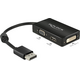Adapter AV Delock DisplayPort - HDMI - D-Sub (VGA) - DVI-D czarny (62656)