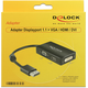 Adapter AV Delock DisplayPort - HDMI - D-Sub (VGA) - DVI-D czarny (62656)