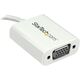 Adapter USB StarTech USB-C - VGA Biały  (CDP2VGAW)