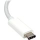 Adapter USB StarTech USB-C - VGA Biały  (CDP2VGAW)