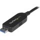 Kabel USB StarTech USB-A - USB-A 2 m Czarny (USB3LINK)
