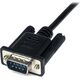 StarTech DB-9 - DB-9, 1m, Czarny (SCNM9FM1MBK)