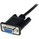 StarTech DB-9 - DB-9, 2m, Czarny (SCNM9FM2MBK)