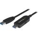 Kabel USB StarTech USB-A - USB-A 2 m Czarny (USB3LINK)