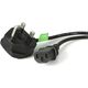 Kabel zasilający StarTech BS 1363 - C13 UK 3m czarny (PXT101UK3M)