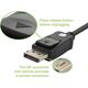 Kabel Techly Techly Kabel DisplayPort 2.1 4K*120Hz 54G 3m Czarny DP-DP M/M