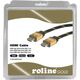 Kabel Roline HDMI - HDMI 3m czarny złoty (11885563)