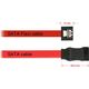 Delock SATA - SATA, 0.5m, Czerwony (83835)