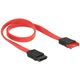 Delock SATA - SATA, 0.3m, Czerwony (83953)