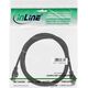 InLine Patchcord F/UTP, Cat.5e, czarny 0.3m (71533S)