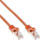 InLine Patchcord SF/UTP, Cat.5e, pomarańczowy 0.25m (72522O)