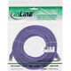 InLine Patchcord SF/UTP Cat.5e, fioletowy 7.5m (72575P)