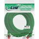 InLine Patchcord S/FTP, PiMF, Cat.6, 250MHz, PVC, CCA, zielony 10m (76110G)