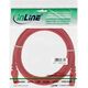 InLine Patchcord S/FTP, PiMF, Cat.6, 250MHz, PVC, CCA, czerwony 0.3m (76133R)